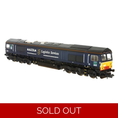 DAPOL 2D-007-015D N Gauge CLASS 66 66405 DRS Malcolm DCC Fitted